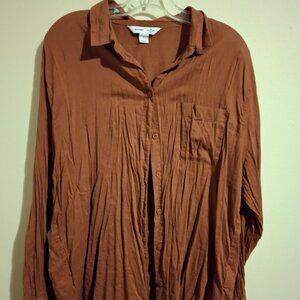 Burnt Orange Button Down